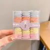 Laços de Cabelo Fofos para Crianças Que Não Danificam o Cabelo, Elásticos de Alta Elasticidade para Meninas e Bebês, Cordões de Cabelo Pequenos do Tamanho de um Polegar