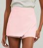 Atacado de roupas femininas transfronteiriças estilo europeu e americano moda design irregular saia cintura alta justo perna larga shorts calças de trabalho saia