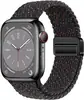 Para relógio Samsung watch7/4/5/6/FE fivela magnética de metal pulseira elástica de nylon trançado 18/20/22mm