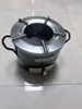 Estufa de carbón rural para exteriores, estufa para preparar té, estufa de leña de acero inoxidable y carbón, cocinero africano