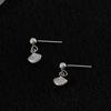 Lindos mini pendientes de concha con forma de oreja pequeña para mujer, elegantes, nuevos y sencillos, para el día a día.