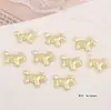 Fornecido Diretamente pelo Fabricante, Decorações de Unhas Cavalo de Balanço em Liga Metálica em Várias Formas, Decorações de Unhas Cavalo de Balanço Douradas e Prateadas, Acessórios de Nail Art Transfronteiriços