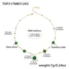 Pendientes de Piedra de Cristal Cuadrada Geométrica, Collar Pulsera Multicolores de Ensamblaje con Cuentas de Acero Inoxidable, Joyería de Lujo Accesible