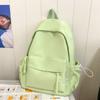 Mochila nueva 2024 simple casual de moda para estudiantes de secundaria, mochila escolar de gran capacidad para hombres y mujeres