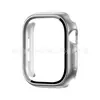 Adecuado para Funda Protectora de Iwatch12/11, Carcasa Dura de PC, Carcasa Templada y Película Integradas, 9 Fundas para Apple Watch