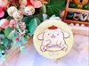 Estilo Japonés Linda Kuromi Chica Corazón Cinta Métrica Cinta Métrica Redonda Portátil Cinta Métrica Telescópica Automática Cinta Métrica Suave