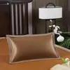 Funda de almohada de seda helada de doble cara para verano, Funda de almohada de esterilla fresca para verano, Esterilla para almohada, Funda de almohada fresca, Funda de almohada de ratán helado, Un paquete