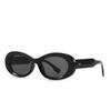 Gafas de Sol Modernas Retro de Marca Grande Europeas y Americanas Estilo Gafas de Sol de Color Tinta Versátiles y Modernas para Mujer Espejos Planos Anti-Luz Azul 9248