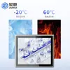 Juhui Control Industrial Doméstico Máquina Todo en Uno Amplio Rango de Temperatura y Voltaje Múltiples Interfaces Computadora Industrial Pantalla Industrial de Panel Plano Multitáctil