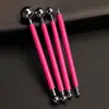 Herramientas de Arcilla Ultraligeras, Palitos Pesados para Píldoras, Juegos de Herramientas para Arcilla, Palitos Texturizadores Hechos a Mano para Arcilla Blanda, Tableros de Barro Presionados con Aguja, Rodillos para Arcilla