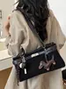 Bolsa tote de camurça transfronteiriça para mulheres, novo modelo 2026, versátil para o trabalho, grande capacidade, toque de alta qualidade, bolsa de mão, bolsa de ombro, bolsa de axila