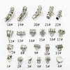 AliExpress transfronteiriço Xizang prata liga retro tee tubo de suspensão conexão fivela DIY pulseira artesanal acessórios de colar
