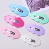 Presilha de Cabelo Nuvem Ondulada Colorida, Grampo Doce para Franja e Cabelo Lateral, Presilha para a Parte de Trás da Cabeça, Material da Base da Presilha