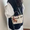 Bolso de Mano para Mujer Estilo Nuevo de Cuero Suave Transfronterizo 2026 Bolso Cesta Casual con Patrón de Lichi Bolso de Hombro Cruzado Versátil
