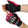 Guantes Tácticos de Defensa Personal para Exteriores con Carcasa Dura de Acero Inoxidable, Anticaídas y Resistentes al Desgaste, de Cinco Dedos, Medio Dedo y Dedo Largo para Lucha, Ciclismo y Motocicleta