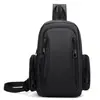 Mochila Fashionável Estilo Coreano Masculina Esportiva Tendência Bolsa de Peito Viagem Outdoor de Alta Qualidade Mochila de Ombro Masculina
