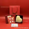 Amor no Dia dos Namorados Chinês Peça de Ouro em Forma de Coração 52mg Ouro Puro 999 Presente de Dia dos Namorados Chinês Ouro Casca d'Água Atacado