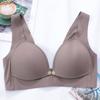 Ropa interior de lactancia directa de fábrica para mujer, suave, transpirable, cómoda, con hebilla delantera, lactancia, embarazo, anti-flacidez, sujetador inalámbrico
