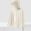 Camelo Hjcamel Roupa de Proteção Solar Outdoor Feminina Seda Gelo Novo Verão Leve Anti-UV Respirável Jaqueta Roupa de Pele