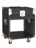 Gabinete de Amplificador 8U16U Caixa de Som Mixer Projetor Tampa Superior Hidráulica Rack Uso em Palco Maleta de Voo