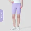 Shorts de Yoga de Cinco Puntos de Cintura Alta con Sensación de Segunda Piel para Mujer, Estilo Delgado de Verano, Diseño Levanta Glúteos, Sin Líneas Incómodas, Adecuados para Fitness y Deportes al Aire Libre