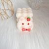 Cabaça de açúcar coelho pelo felpudo anel de cabelo coração de menina fofo amarração corda de cabelo corda de cabelo outono e inverno pelúcia rabo de cavalo grampo de cabelo