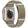 Adecuado para Correa de Apple S11 Alpine Watch Modificada con Hebilla C Bucle de Dos Secciones Correa de Nylon Correa Ultra3 Iwatch89