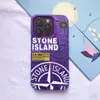 Adecuado para Funda de Teléfono Móvil Iphone16 Apple 15Pc12Promax13 Transfronterizo 11 Color Plata Imd14 Trendy Stone Island 7
