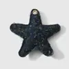 Moda Retro Estilo Páramo Multicolores Cuadros Estampado Leopardo Lentejuelas Estéreo Mezclilla Estrella Accesorios para Joyería DIY Colgante
