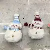 Bufanda de Felpa de Invierno Rellena de Algodón con Bordado de Muñeco de Nieve, Ropa, Bolsos, Accesorios, Materiales de Decoración DIY