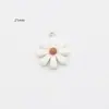 Flor de Color Resina Cactus Aguacate Zanahoria Colgante DIY Pendientes Hechos a Mano Llavero Accesorios Colgante