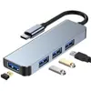 Estação de Docking USB 2 em 1 com 7 Portas Hub Multifuncional para Computador Estação de Docking Tipo-C para Celular Atacado Transfronteiriço