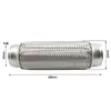 Manguera de Escape para Grupo Electrógeno de Fábrica Original 321 Acero Inoxidable Resistente a Altas Temperaturas Amortiguador de Vibraciones Tubo de Escape Sección Corrugada Comercio Exterior