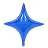 Balão de filme de alumínio estrela de quatro pontas de 10 polegadas Balão estrela de 18 polegadas Decoração de festa de aniversário Balão estrela de folha de alumínio