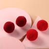 Pompons de Caxemira Personalizados, Pompons Redondos de Pelúcia Feitos à Mão DIY, Bolas de Mirtilo, Acessórios para Roupas, Pompons Pequenos Atacado