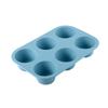 Molde de Silicona Grueso Resistente a Altas Temperaturas para Pastel, Pudín, Macarrón, Snow Mei Niang, Herramienta para Hornear, Molde Redondo de Silicona para Muffins