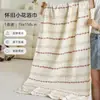 Toalla de baño de gasa de cáñamo, ampliada, engrosada, suave, transpirable, para adultos y niños, para el hogar, absorbente, de secado rápido, toalla de ducha, toalla de baño de rizo