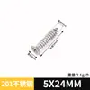 Tornillos Autorroscantes Avellanados de Acero Inoxidable M4/M5/Tornillos Autorroscantes de Acero Laminado en Frío Escuadras de Esquina de Acero Inoxidable para Muebles