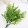 Plantas Verdes Simuladas Fila de Pasto Persa de Plástico Plantas Verdes Decoración de Bodas Helecho Fabricante de Pasto Persa de Plástico Venta al por Mayor