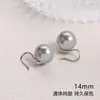 Aretes de Perla 2025 Nuevo Estilo Aretes de Plata Esterlina para Mujer Aretes de Alta Gama Zapatos de Tacón Alto Ganchos para Orejas