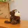 Juguete de Peluche Capibara Animal Juego de Lanzar Anillos con Tirador Trasero Tortuga Capibara Peluche que Abraza la Muñeca Rata de Agua Muñeca de Lanzar Anillos