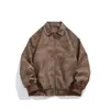 Chaqueta de Solapa Estilo Callejero Japonés para Hombre 2026 Otoño Nueva Simple Holgada Ropa de Motociclista Chaqueta Exterior Genial