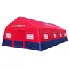 Tienda de Fuego Inflable para Red Eléctrica Ferroviaria Estación de Descontaminación Pública Química Baño y Desinfección para Múltiples Personas Lucha contra Incendios Socorro en Desastres