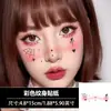 Tatuagem Adesivos de Diabinho Doce e Legal de Halloween Teia de Aranha Coração Estrela Adesivos para Rosto Subcultura Cosplay Adesivos para Rosto