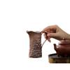 Jiuhuan estilo retro gres barro de roca viejo relieve peregrinación taza de feria de mano ceremonia del té kung fu mar de té taza de agua promedio té