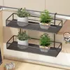 Nuevo estante colgante de almacenamiento, cesta colgante para oficina, pantalla de estación de trabajo, solución de almacenamiento multicapa, divisor de escritorio, no requiere instalación