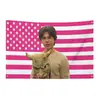 Bandera de Miguel Mora 3x5 pies Bandera de Celebridad Transfronteriza Bandera de Apoyo Rosa Diseño Personalizado Tela de Fondo