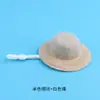 Accesorios de tela para sombreros Materiales de bricolaje Juguetes al por mayor Muñecas Accesorios para sombreros con lazos Sombrero con lazo