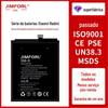 Jinfu É Adequado para Xiaomi 8/9/10/11/Play Redmi Note3/4/5/6Pro Bateria Embutida de Celular