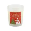 Caja de regalo de vela navideña más vendida transfronteriza, velas perfumadas de cera de soja con ambiente festivo, recuerdos al por mayor